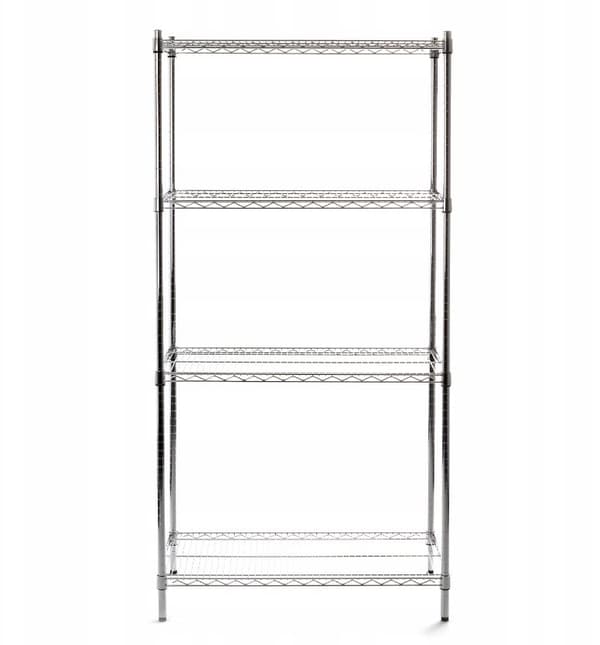 Femhylders Lagerreol HENDI 910x455x(H)1830mm, Stål, Justerbar