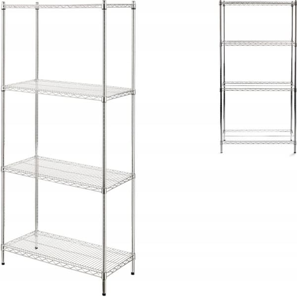 Femhylders Lagerreol HENDI 910x455x(H)1830mm, Stål, Justerbar