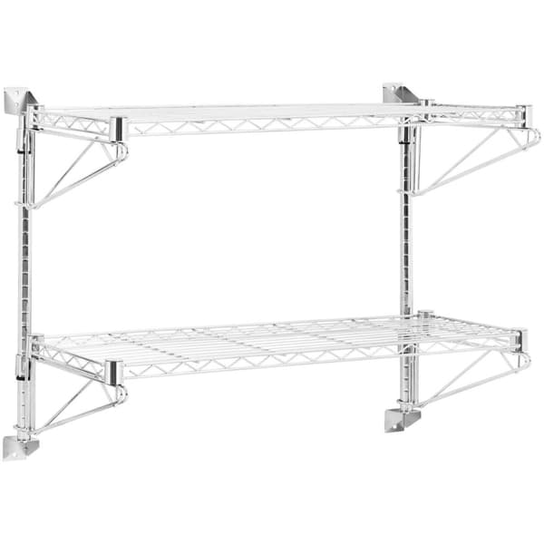 Dobbelt væg trådhylde op til 60 kg 90 x 35 x 60 cm