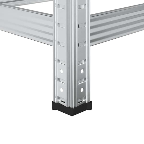 vidaXL 2-lags dækhylde 110x40x109 cm stål sølvfarvet