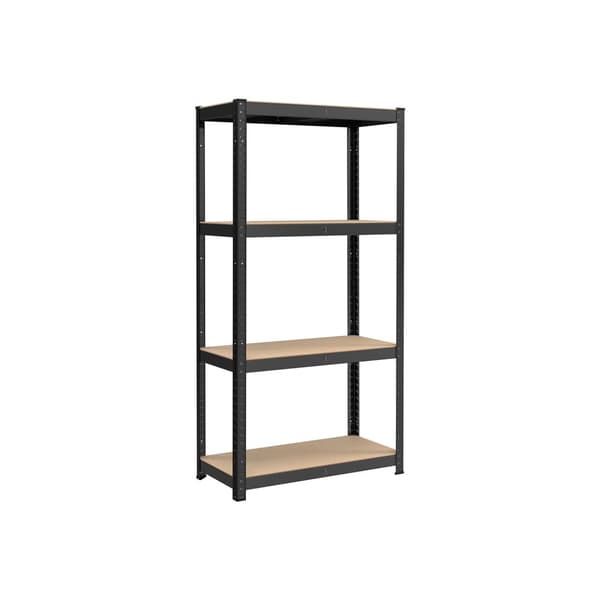 Reol, SONGMICS Lagerreol med 4 hylder, 160x80x40 cm, Blå, Sort.