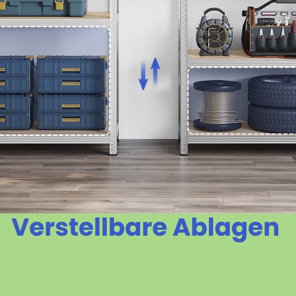 Kraftig hyllset, 40x90x180 cm, Blå
