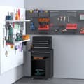 Miniatyrbild 2 av 9: Verkstadsvagn, 52.5x28x104.5 cm, Svart