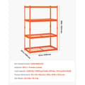 Miniatyrbild 2 av 2: VEVOR Garagehylla, 2400 lbs lastkapacitet, justerbara hyllor,Orange