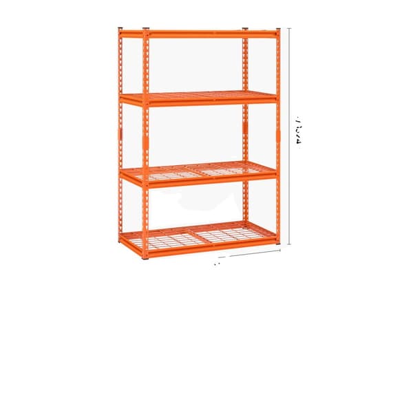 VEVOR Garage Hyldeenhed, 2400 lbs Belastningsevne, Justerbare Hylder,Appelsin