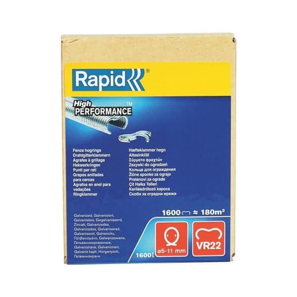 RAPID 1600 häftklamrar VR22 galvaniserade