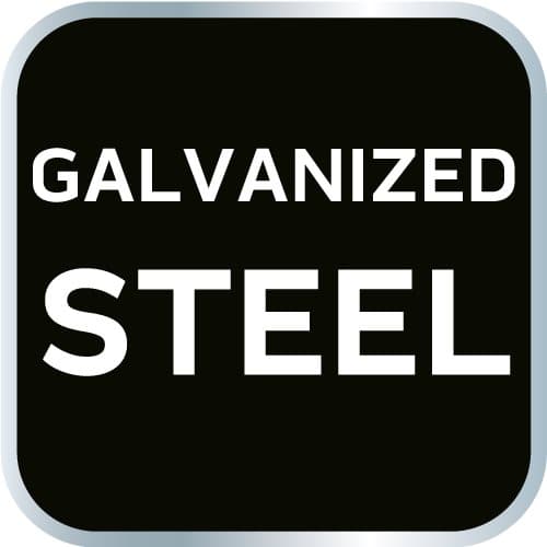Galvaniserede hæfteklammer til pneumatisk hæftemaskine (14-570), GA18, Type 90 (4K), længde 28 mm, 4000 s