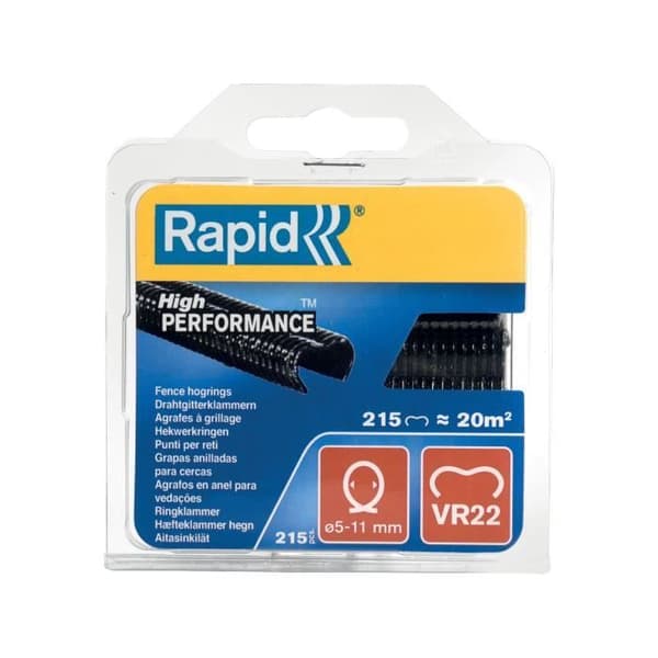 RAPID 215 klammer VR22 svart