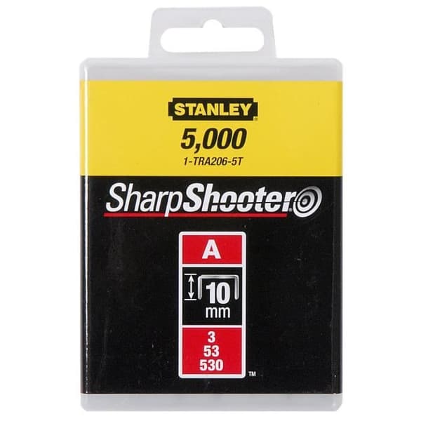 Klammer typ A 8 mm låda med 5000 - STANLEY - 1-TRA205-5T