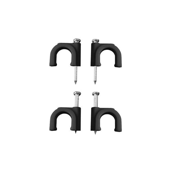 GENERISK - Svart buntbandsklämma för rörformigt rör 2x4 N° 9 (BOX 100 U.)