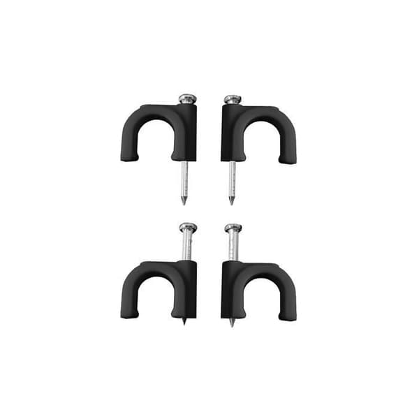 GENERISK - Svart buntbandsklämma för rörformigt rör 2x4 N° 9 (BOX 100 U.)