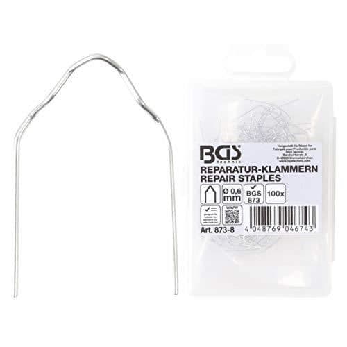 Reparationsklämmor - BGS - 873-8 - Form V - Ø 0,6 mm - 100 stycken