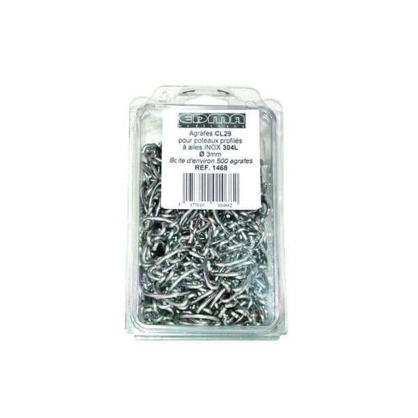 CL 29 STAPLES - AISI 304 rostfritt stål - 500