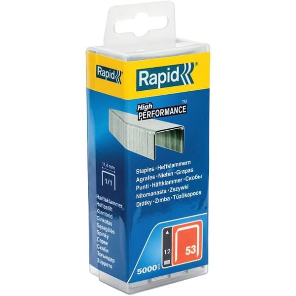 RAPID 5000 häftklamrar n ° 53 Rapid Agraf 12mm