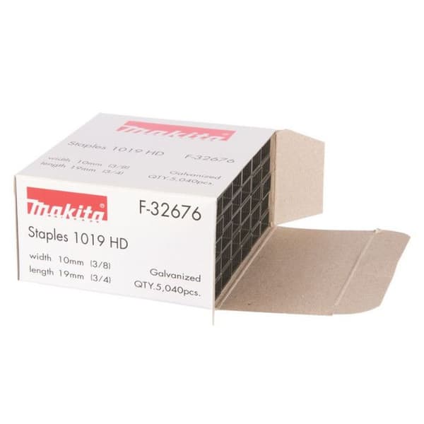Agrafes Typ 140 - MAKITA - 19mm - Stål - Paket - Manuell Kompatibilitet - Typ A