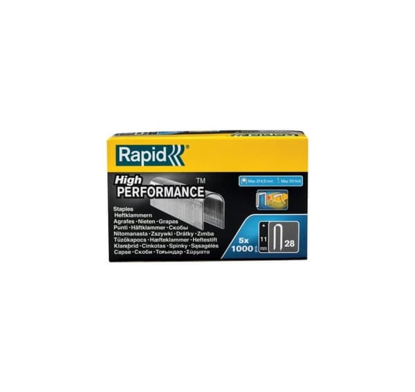 Klips for ledning, 5000 stk, 11mm 28/11, Rapid