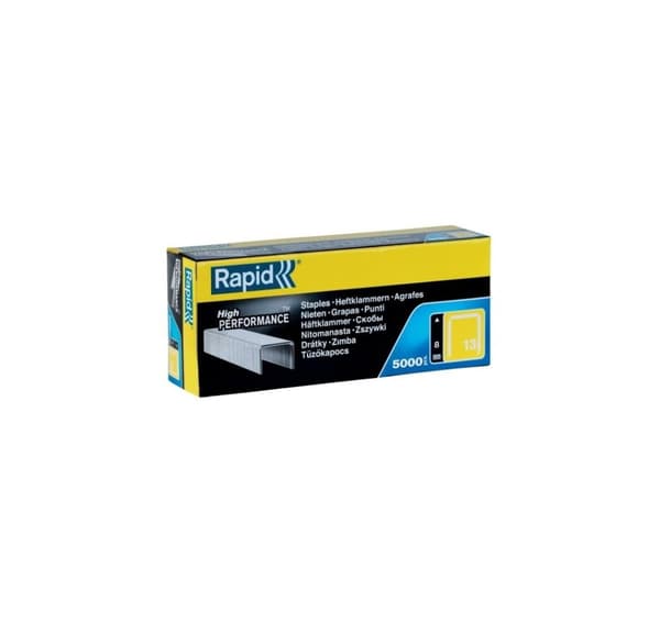 Klemmer, 5000 stk., galvaniseret 13/8, Rapid