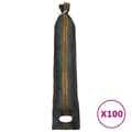 Miniatyrbilde 1 av 10: vidaXL Sandsekker 100 stk mørkegrønn 103x25 cm HDPE