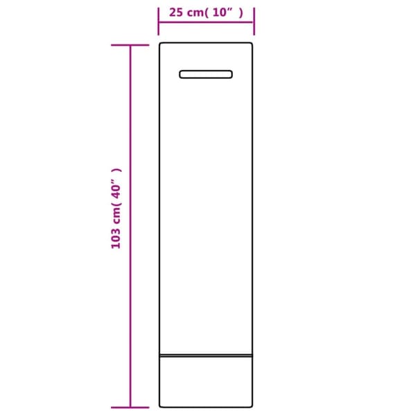 vidaXL sandsække 50 stk. 103x25 cm HDPE mørkegrøn