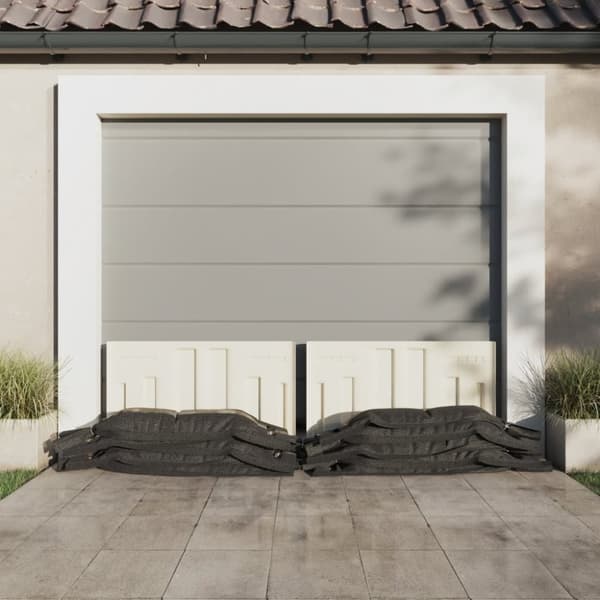 vidaXL sandsække 50 stk. 103x25 cm HDPE mørkegrøn