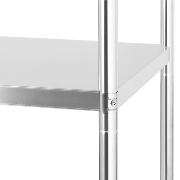 Metallinen catering-varaston hylly 200 kg asti 100 x 40 x 180 cm