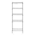 Pikkukuva 4 / 6: Harjakattoinen lankavaraston hylly, harmaa 150x55x35cm 150kg asti