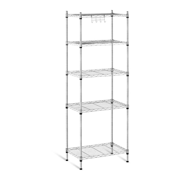 Harjakattoinen lankavaraston hylly, harmaa 150x55x35cm 150kg asti