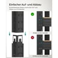 Miniatyrbillede 7 af 11: Hylde, SONGMICS, 180x90x40 cm, Greige-Sort