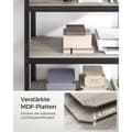 Miniatyrbillede 10 af 11: Hylde, SONGMICS, 180x90x40 cm, Greige-Sort