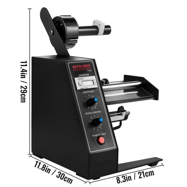 4-140mm 1-8m/min Automatisk etikettdispenser, intelligent avkänning, automatisk räkning, hög kompatibilitet, enkel användning