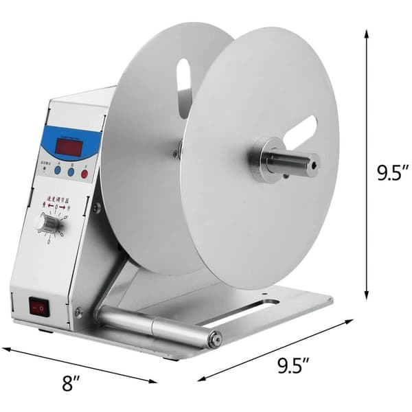 0~50r/min automatisk digital etikettupprullare, automatisk kontroll/räkning, justerbar hastighet, exakt kontroll och justering