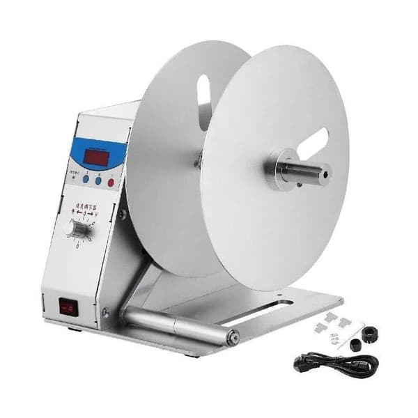 0~50r/min automatisk digital etikettupprullare, automatisk kontroll/räkning, justerbar hastighet, exakt kontroll och justering