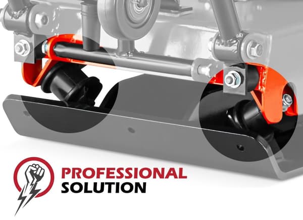 Kraftig vibrationsplade 6,5 HK med hjul - Professionel komprimeringsmaskine til byggeprojekter