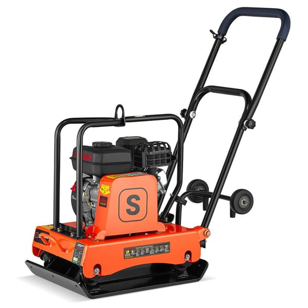 Vibrationsplade med antivibrationssystem - 6,5 HK LONCIN-motor for komfortabel og effektivt arbejde