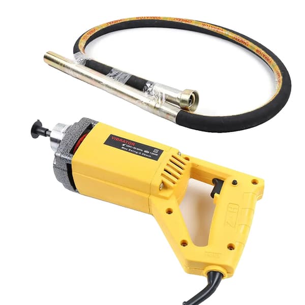 Professionel elektrisk betonvibrator, 1300W effekt, håndholdt design, 2m vibrationsstang