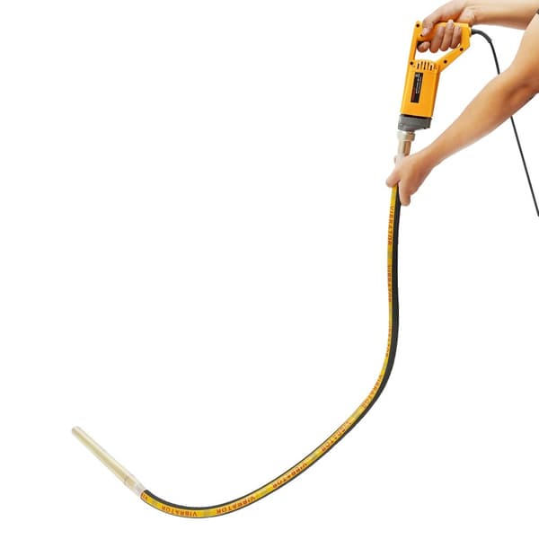 Betongvibrator, 1300W effekt, 4300 RPM hastighet,Gul, EU