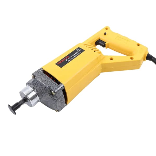 Håndholdt elektrisk betonvibrator, 1300W effekt, 2m slange, effektiv vibration,Gul