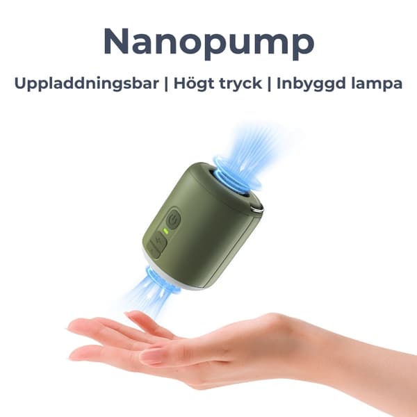 Handhållen Pump - Perfekt för badleksaker Grön