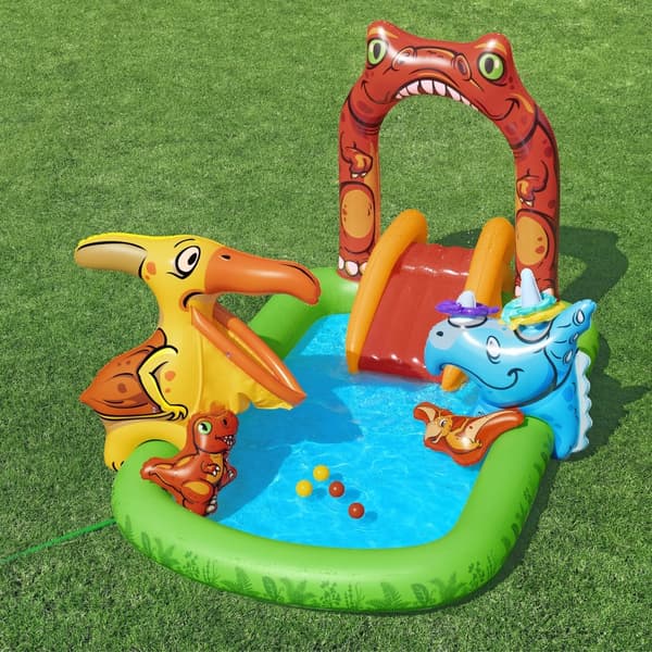 BESTWAY Jurassic Splash Lekplats 241 x 140 x 137 cm