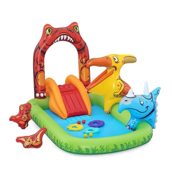BESTWAY Jurassic Splash Lekplats 241 x 140 x 137 cm