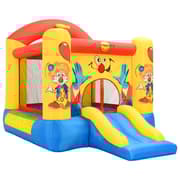 Happy Hop oppustelig hoppeborg med rutsjebane 330 x 230 x 230 cm PVC