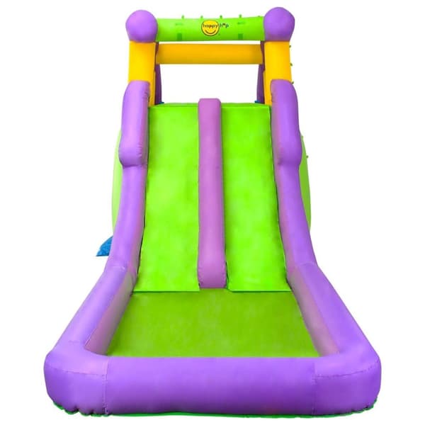 Happy Hop Oppblåsbar vannsklie med plaskebasseng 600x215x255 cm PVC