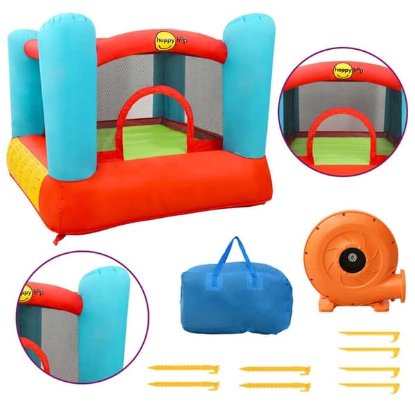Happy Hop Uppblåsbar hoppborg 200x210x160 cm PVC