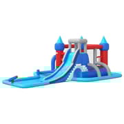 Happy Hop Hoppeslott Wet and Dry Splash Park 590x390x225 cm PVC