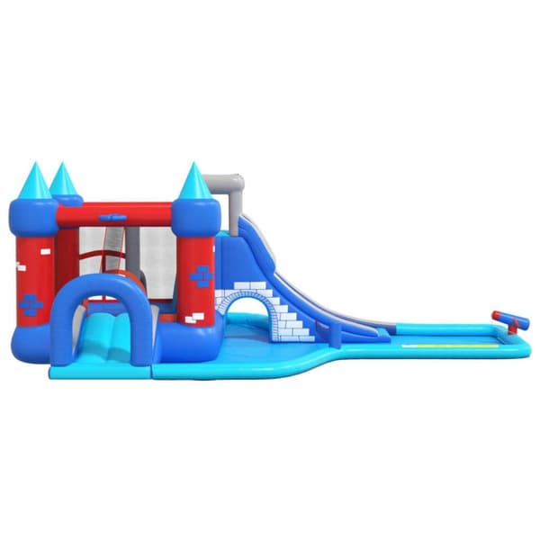 Happy Hop Hoppeslott Wet and Dry Splash Park 590x390x225 cm PVC
