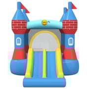 Happy Hop Oppblåsbart hoppeslott med dobbeltsklie 368,5x265x220 cm PVC
