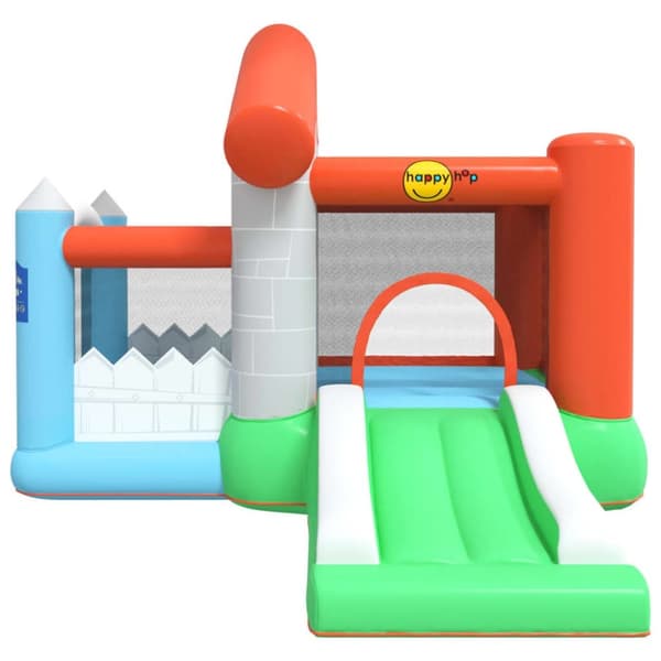 Happy Hop hoppeborg med rutsjebane 272x257x220 cm PVC