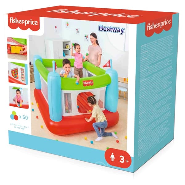 Fisher-Price Hopp-borg 175x173x135 cm, boll/elpump