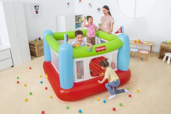 Fisher-Price Hopp-borg 175x173x135 cm, boll/elpump