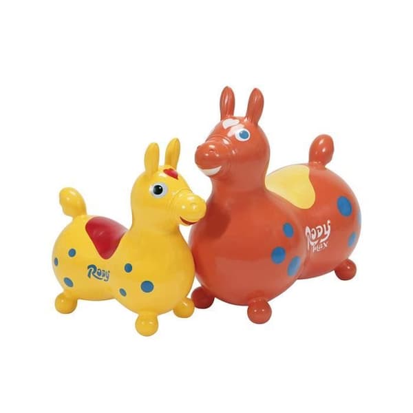 Rody Max plastponny för barn i åldrarna 5 till 8 år - Saniversum UG - Orange - Balansutveckling